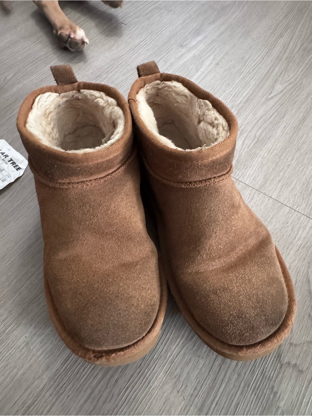 Uggs Cozy Faux-Shearling Ankle Boots - Brown